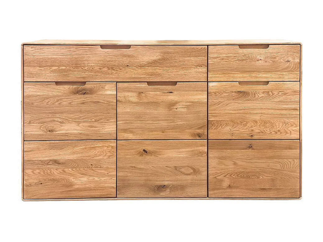 Sideboard Wohnzimmerkommode aus Wildeiche Massivholz 149 cm breit