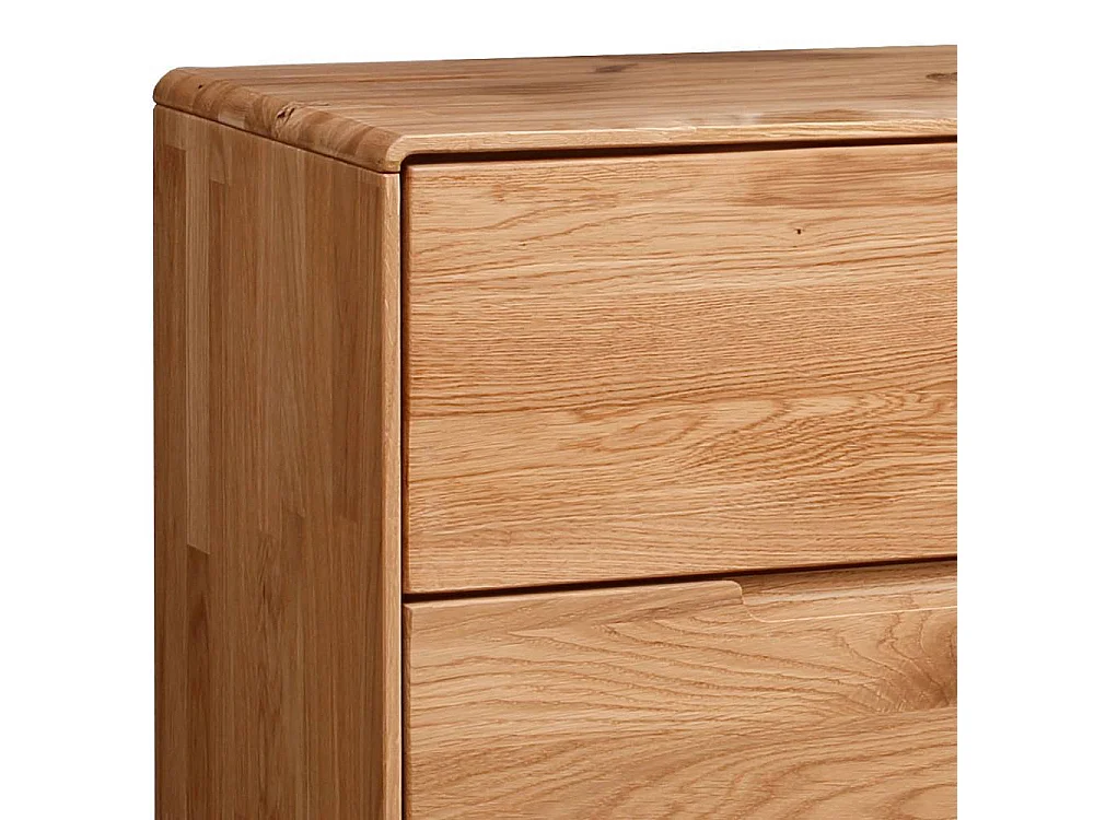 Sideboard Wohnzimmerkommode aus Wildeiche Massivholz 149 cm breit