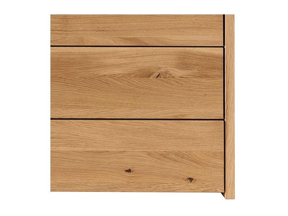 Esszimmersideboard aus Wildeiche Massivholz vier Schubladen zwei Türen