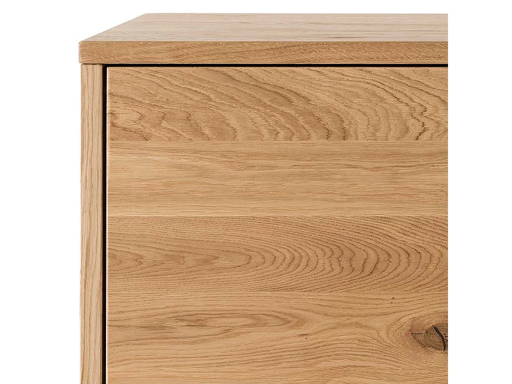 Esszimmersideboard aus Wildeiche Massivholz vier Schubladen zwei Türen