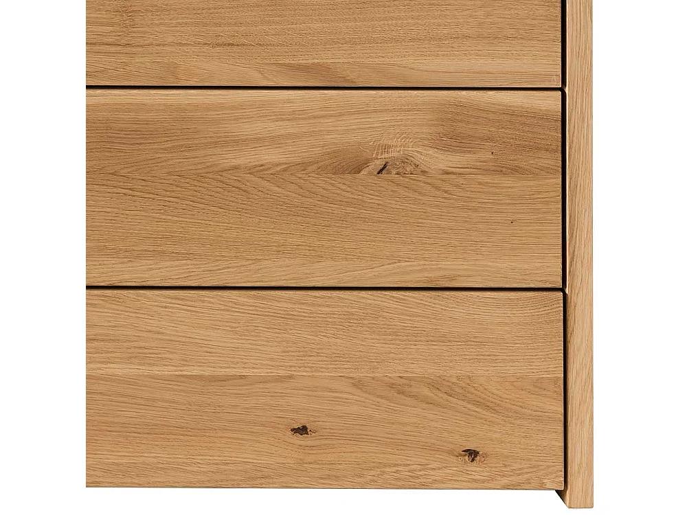 Esszimmersideboard aus Wildeiche Massivholz vier Schubladen zwei Türen