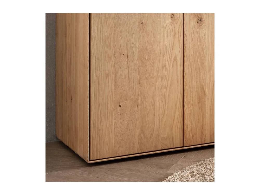 Sideboard Wohnzimmerkommode 3 türig aus Wildeiche Massivholz