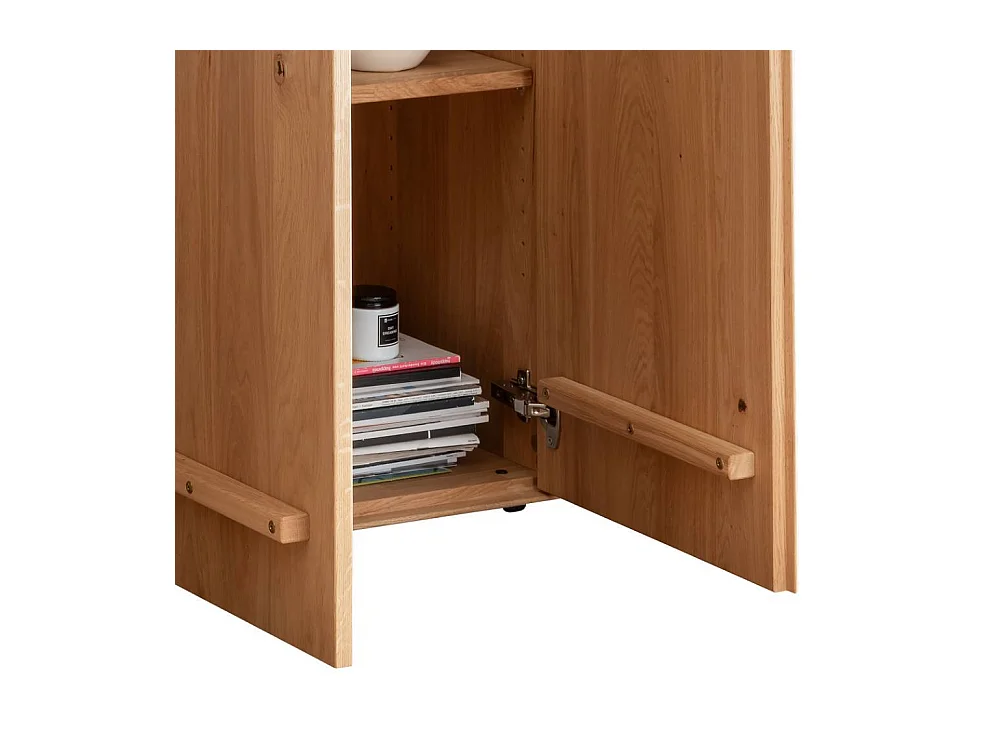 Sideboard Wohnzimmerkommode 3 türig aus Wildeiche Massivholz