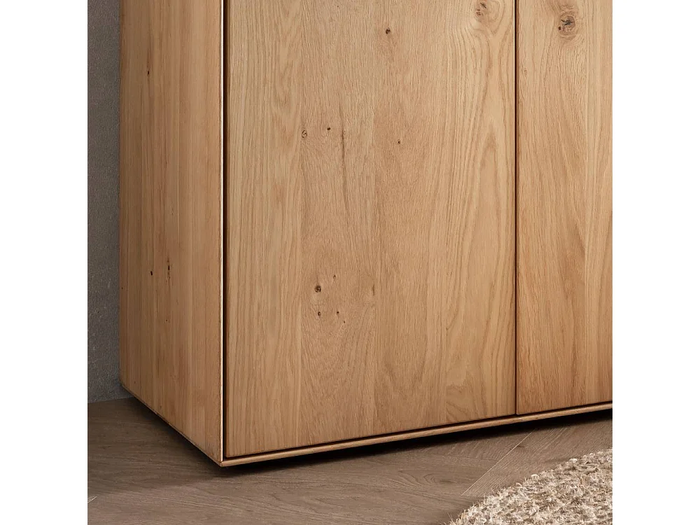 Sideboard Wohnzimmerkommode 3 türig aus Wildeiche Massivholz