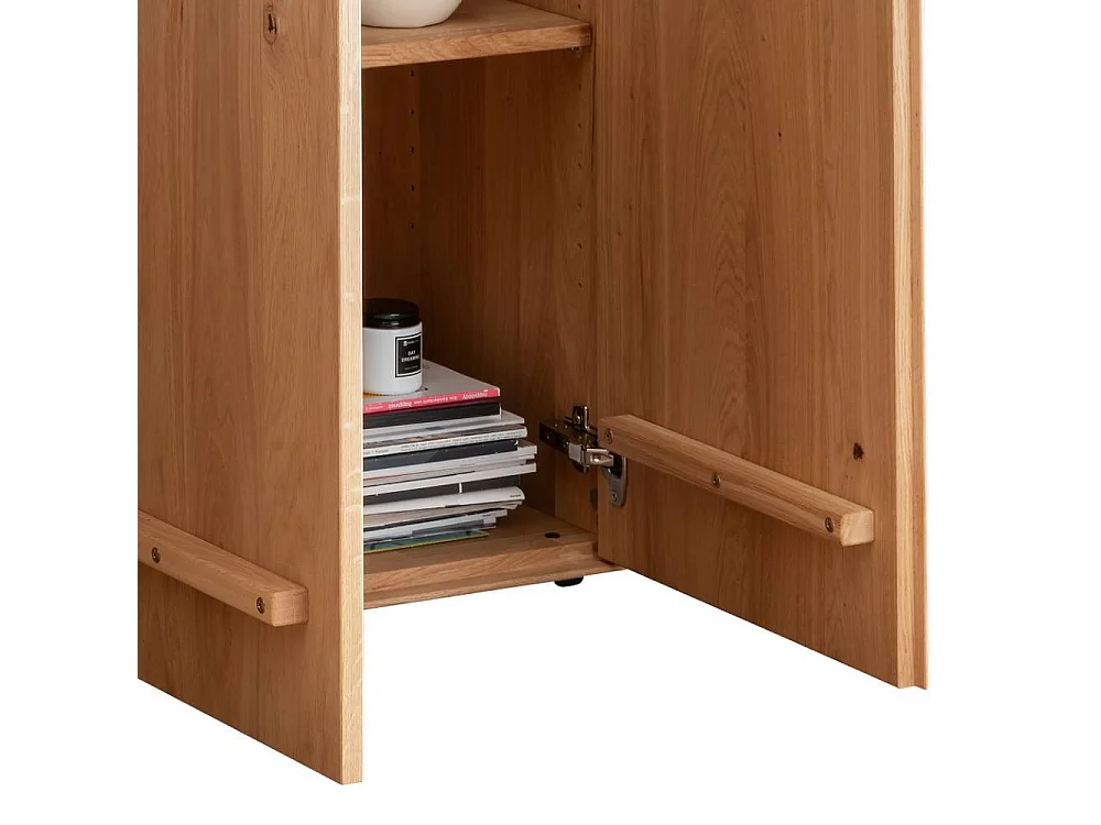 Sideboard Wohnzimmerkommode 3 türig aus Wildeiche Massivholz