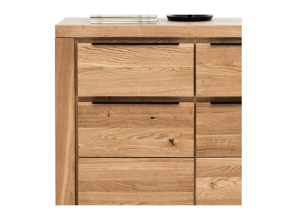 Sideboard in Eichefarben 3 Schubladen 3 Türen
