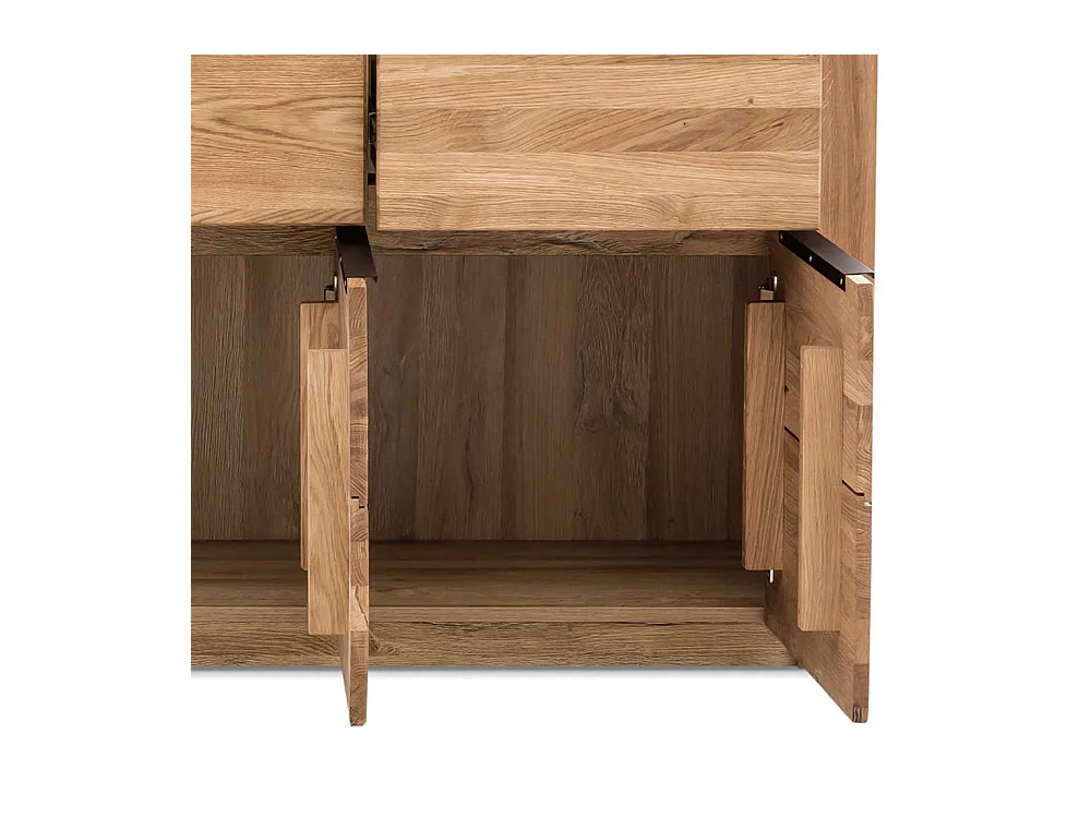 Sideboard in Eichefarben 3 Schubladen 3 Türen