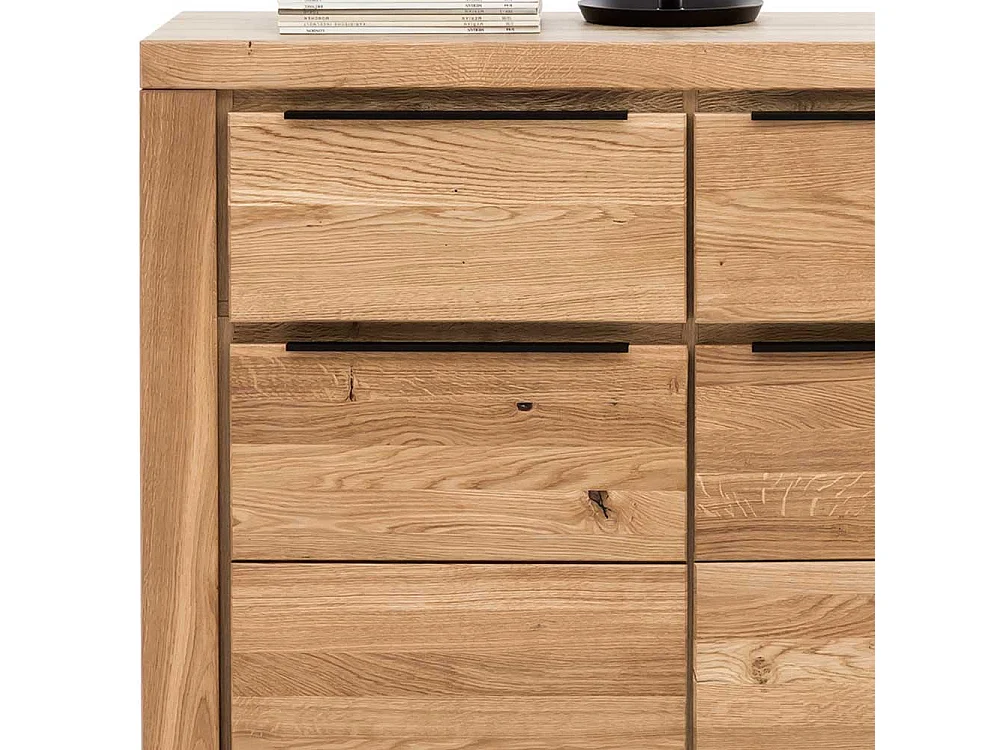 Sideboard in Eichefarben 3 Schubladen 3 Türen