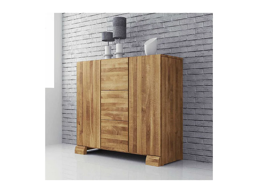 Wohnzimmer Sideboard aus Massivholz 120 cm