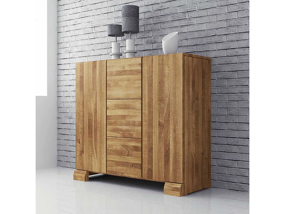 Wohnzimmer Sideboard aus Massivholz 120 cm