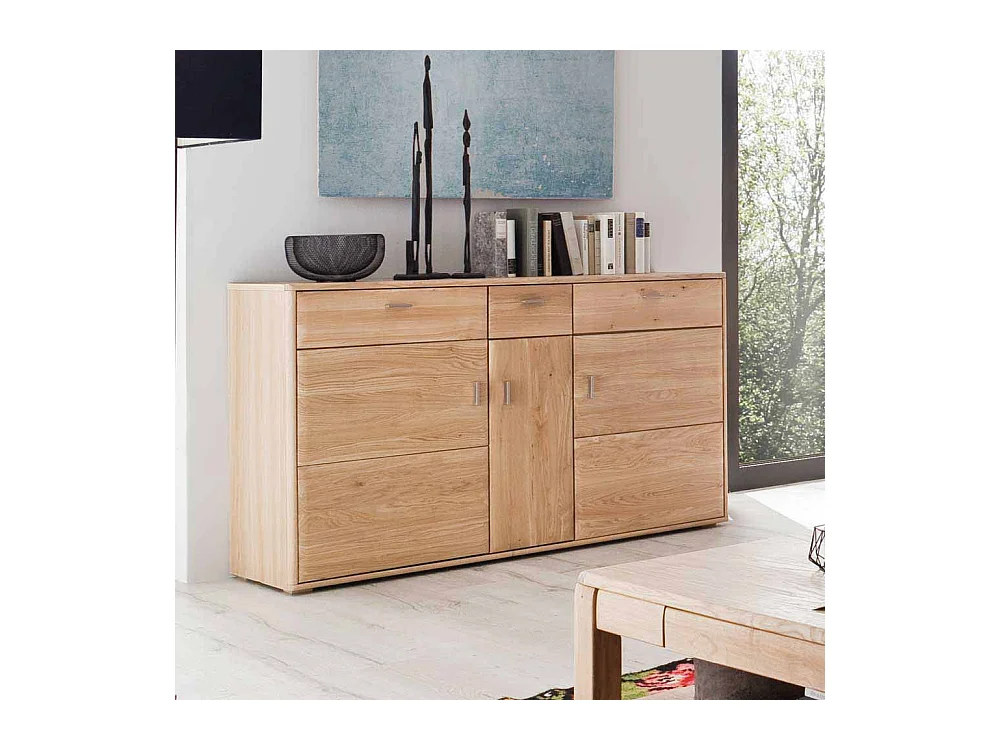 Wohnzimmer Sideboard aus Eiche Bianco ge�lt