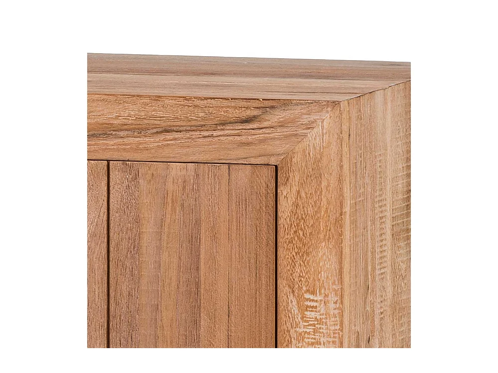 Sideboard aus teilmassivem Teakholz 90 cm hoch
