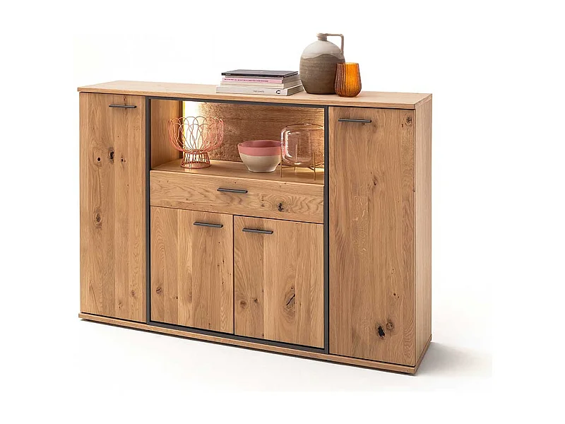 Esszimmer Anrichte mit Asteiche furniert 165 cm breit