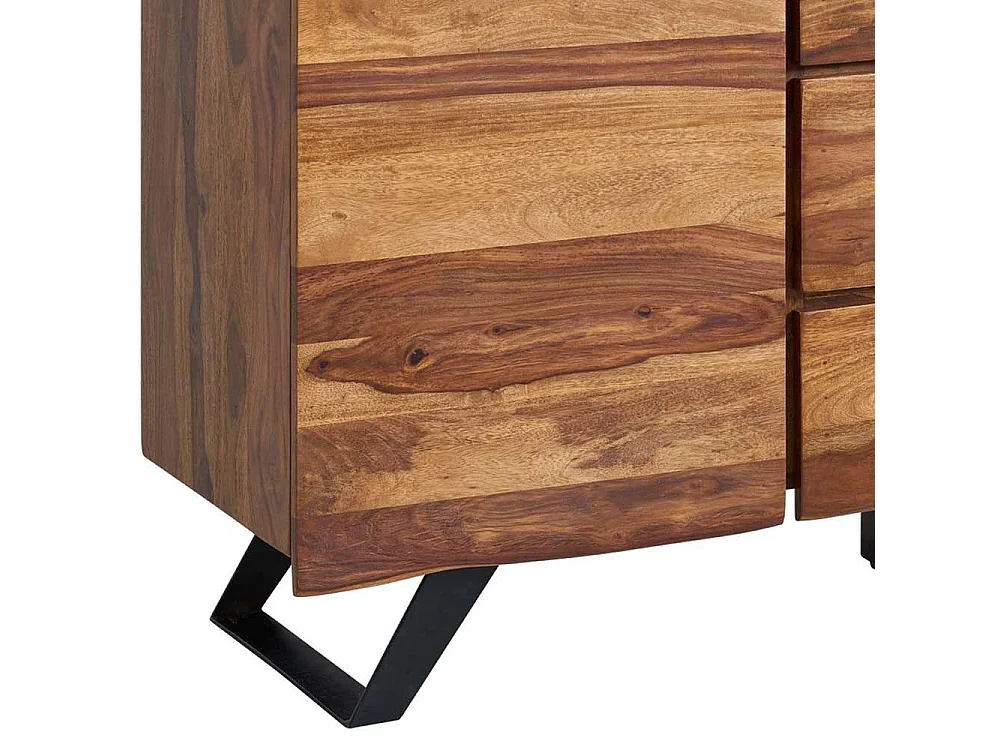 Echtholz Sideboard in modernem Design Sheesham Massivholz