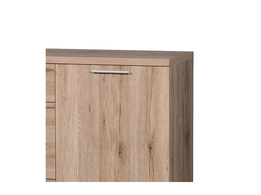 Sideboard mit Metallgriffen Touchwood Dekor