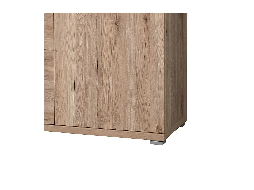 Sideboard mit Metallgriffen Touchwood Dekor