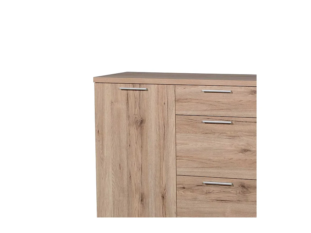 Sideboard mit Metallgriffen Touchwood Dekor