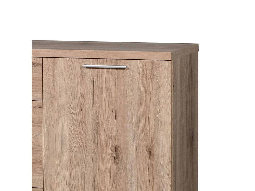 Sideboard mit Metallgriffen Touchwood Dekor