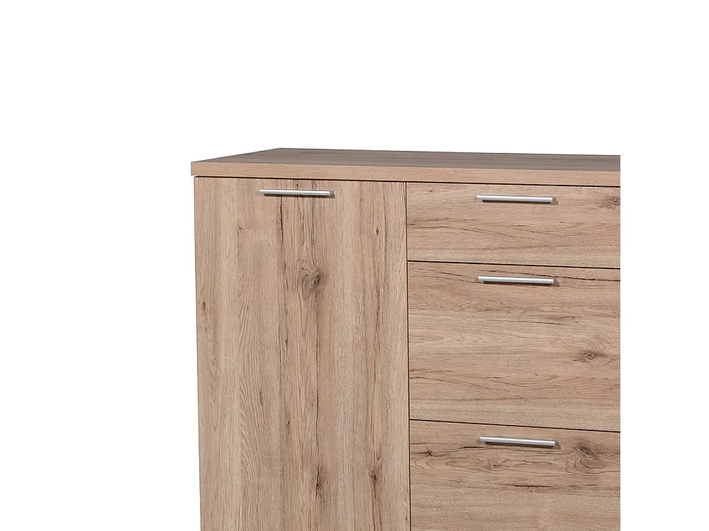 Sideboard mit Metallgriffen Touchwood Dekor
