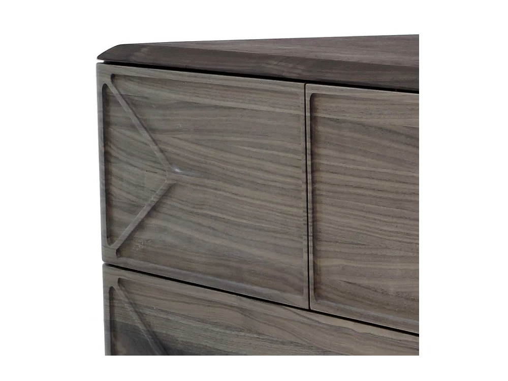 Esszimmersideboard aus Nussbaum Massivholz Retrostil