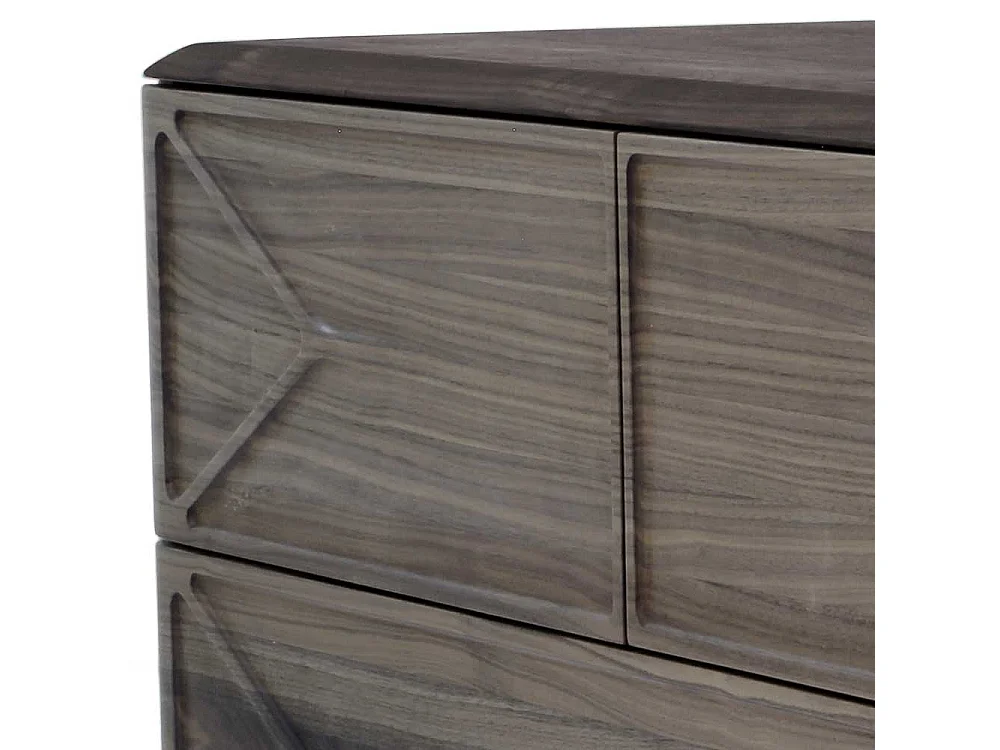 Esszimmersideboard aus Nussbaum Massivholz Retrostil