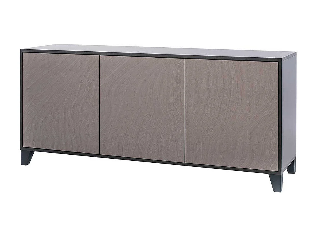 Esszimmersideboard in Hellgrau und Anthrazit 165 cm breit