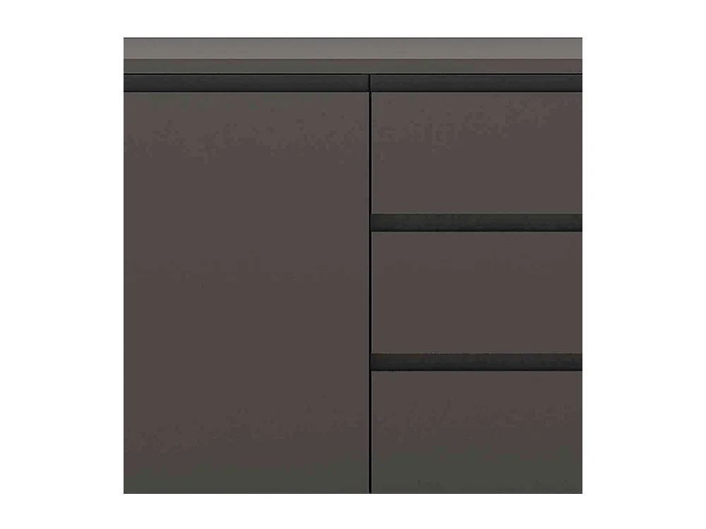 Esszimmersideboard in Grau und Goldfarben 150 cm breit