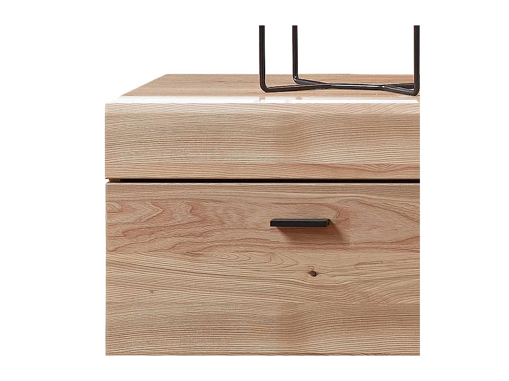 Sidebord teilmassiv in Eschefarben Wildeichefarben