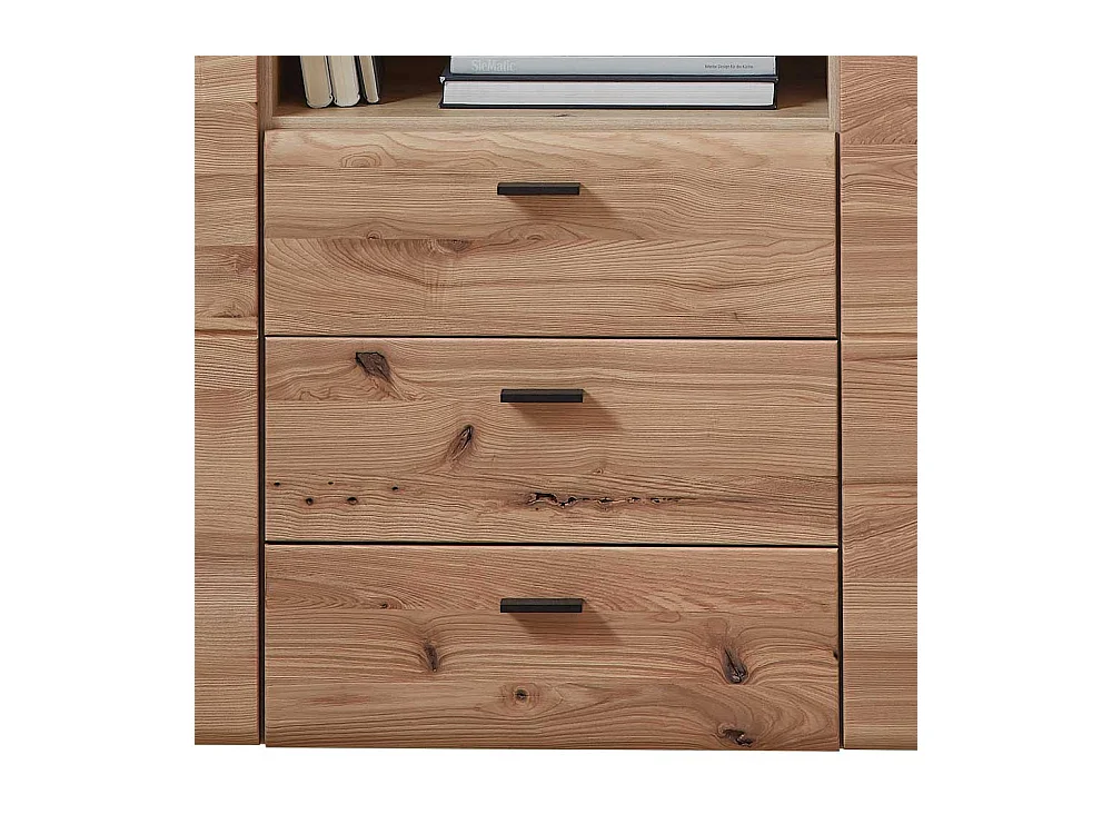 Sidebord teilmassiv in Eschefarben Wildeichefarben