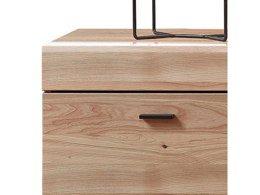 Sidebord teilmassiv in Eschefarben Wildeichefarben