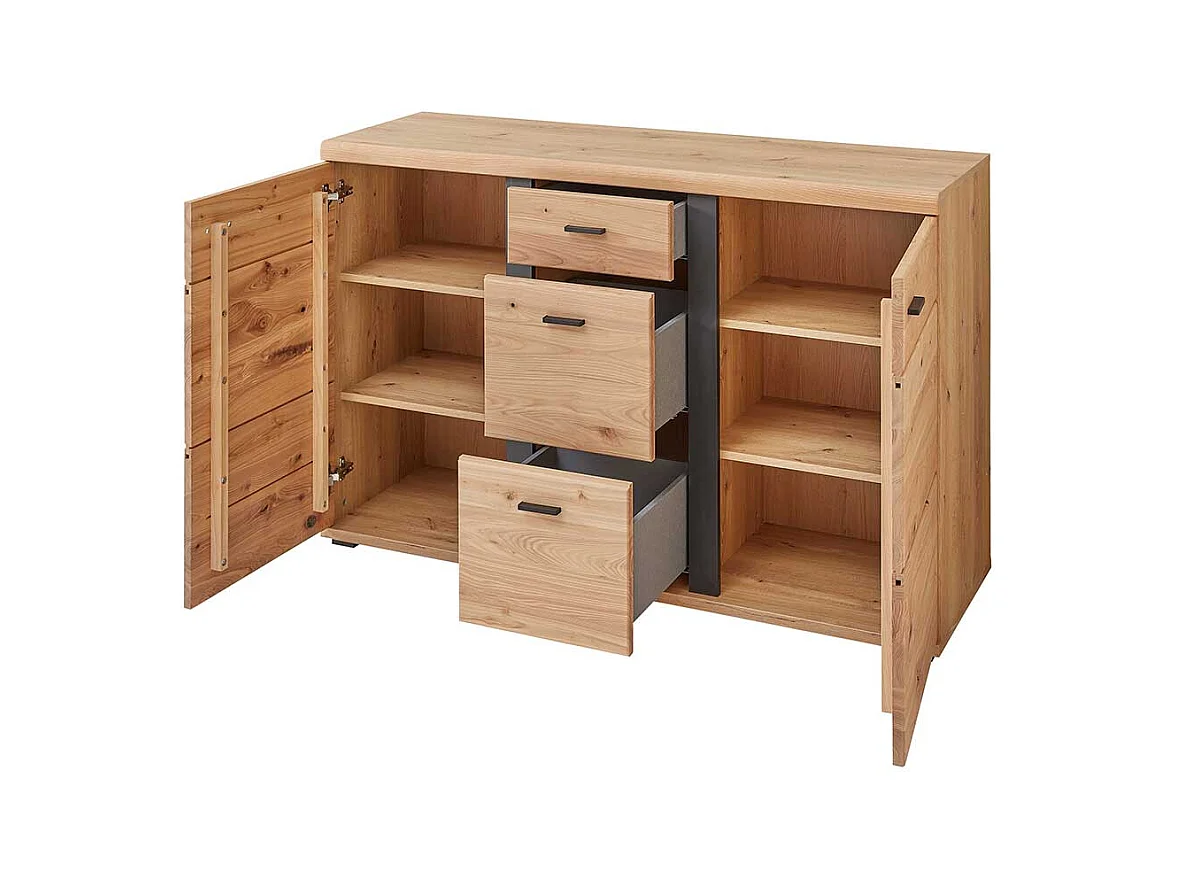 Sidebord in modernem Design drei Schubladen