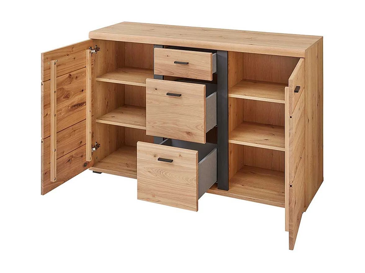 Sidebord in modernem Design drei Schubladen