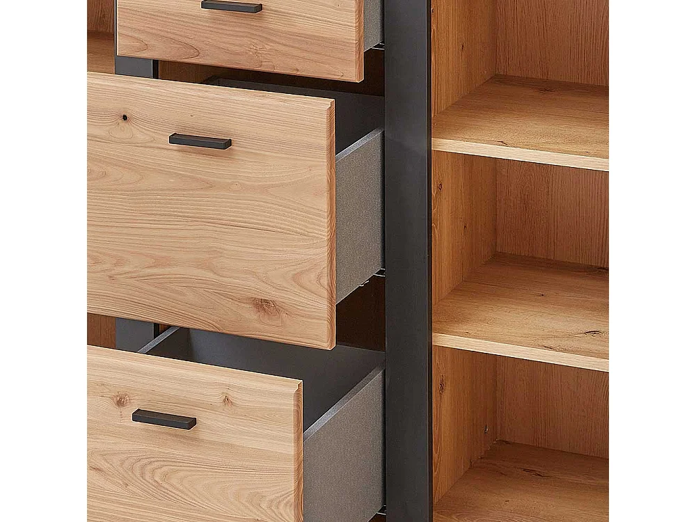 Sidebord in modernem Design drei Schubladen