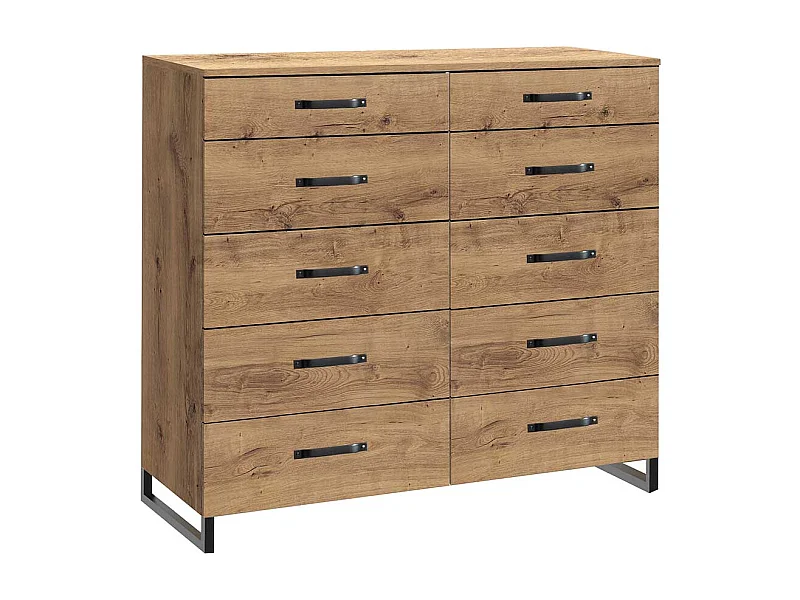 Schubladen Sideboard im Industry und Loft Stil Bügelgestell