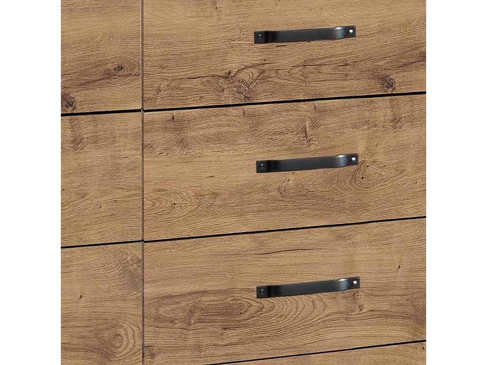 Schubladen Sideboard im Industry und Loft Stil Bügelgestell