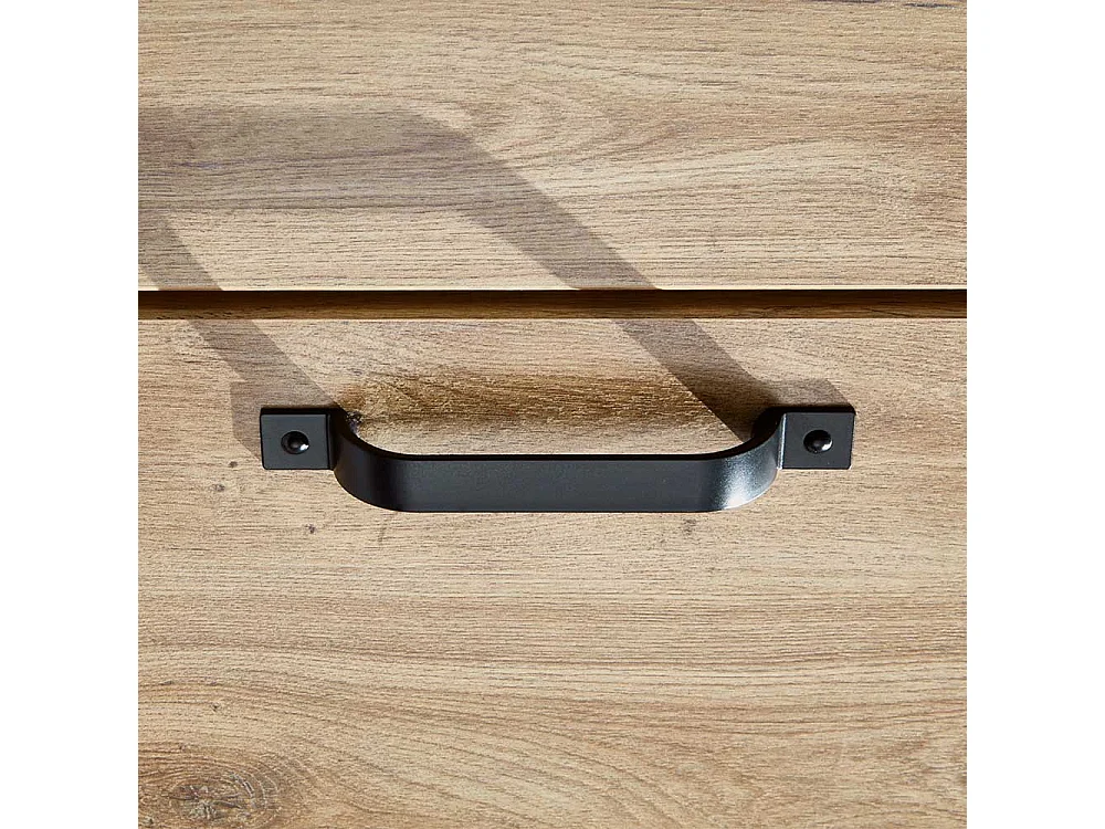 Schubladen Sideboard im Industry und Loft Stil Bügelgestell