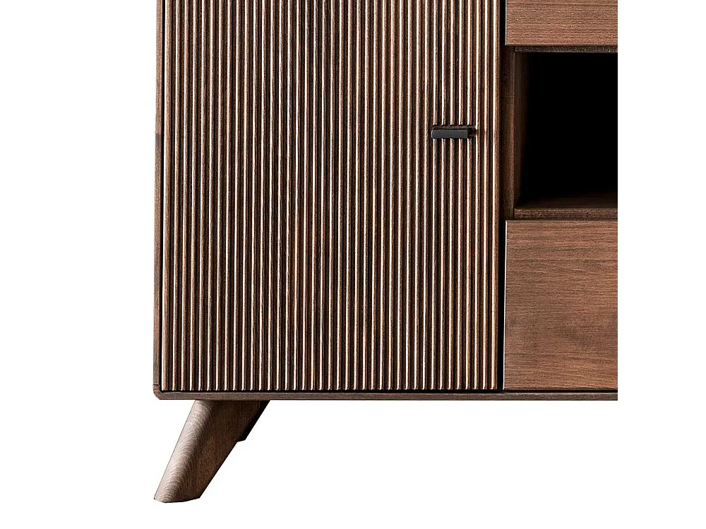 Sideboard Echtholz Kernbuche braun 180 cm breit vier Schubladen