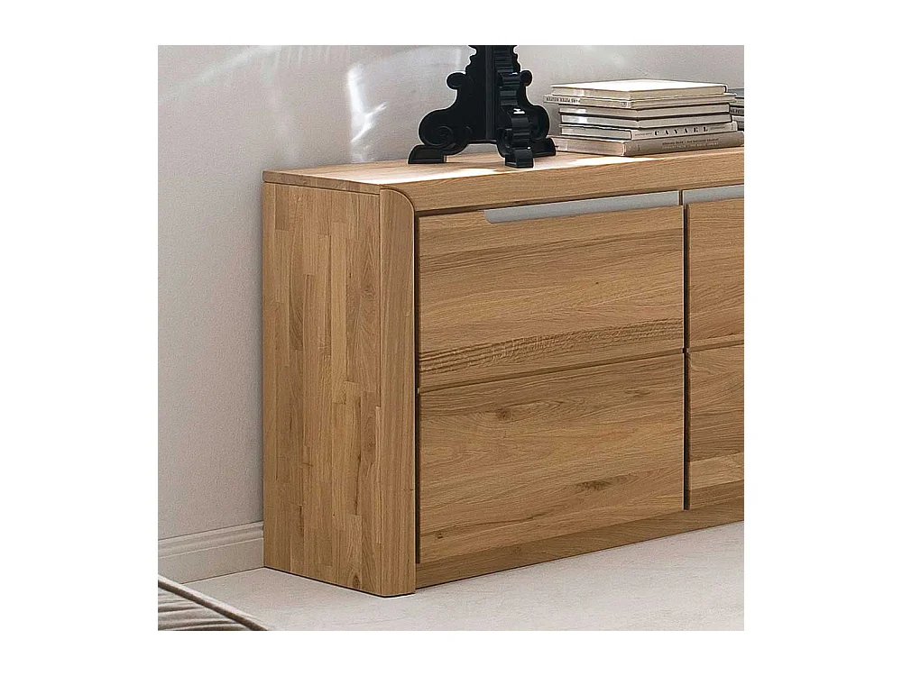 Anrichte aus Wildeiche Massivholz hell geölt