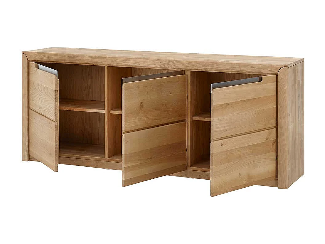 Anrichte aus Wildeiche Massivholz hell geölt