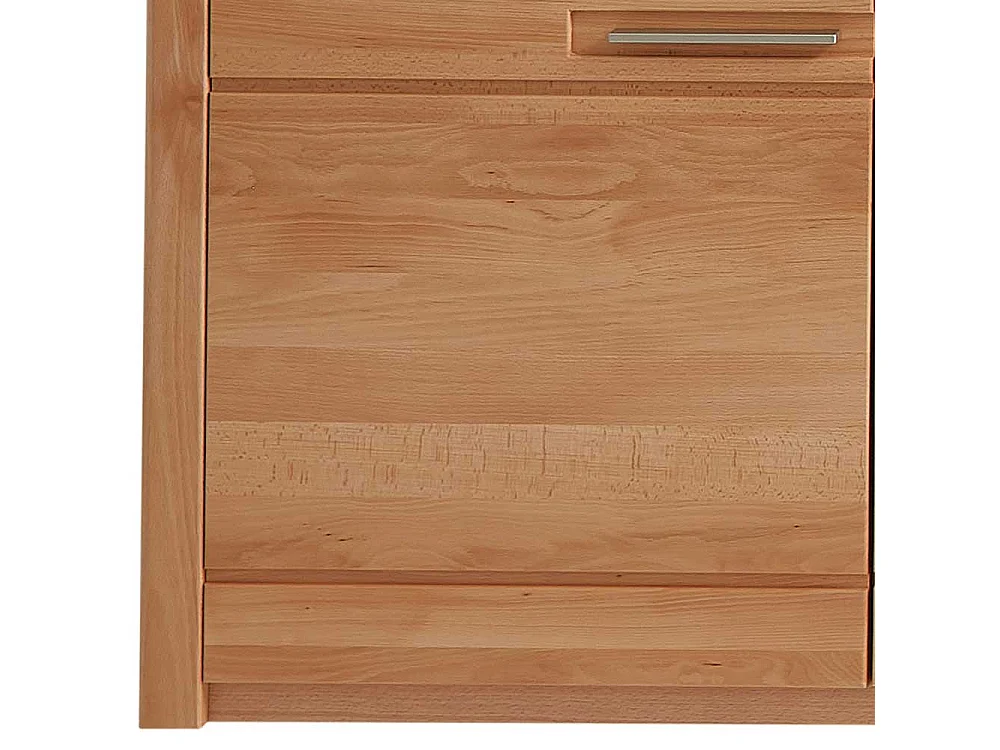 Modernes Sideboard in Kernbuchefarben teilmassiv 190 cm breit
