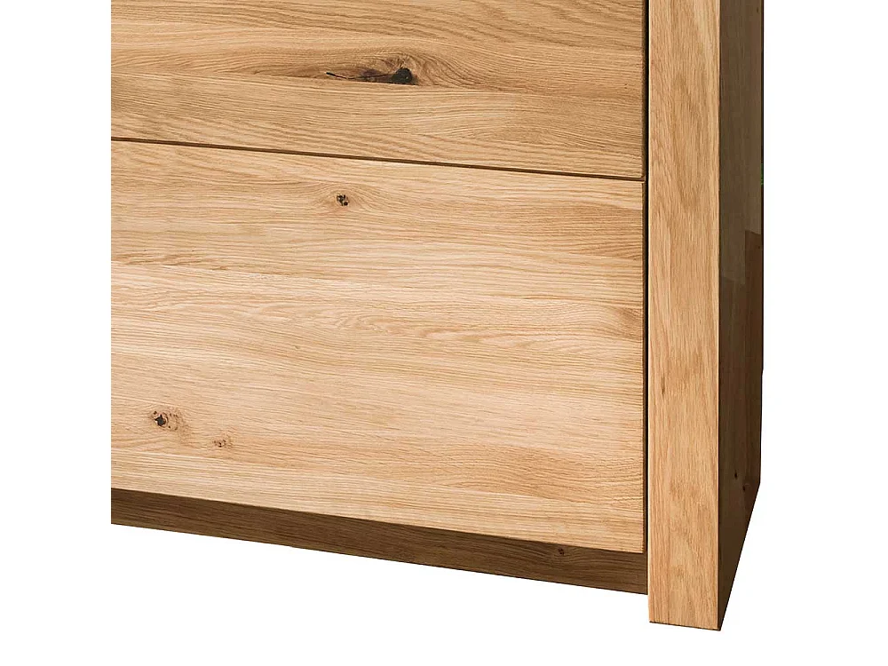 Sideboard aus Wildeiche Massivholz 2 Türen 2 Schubladen
