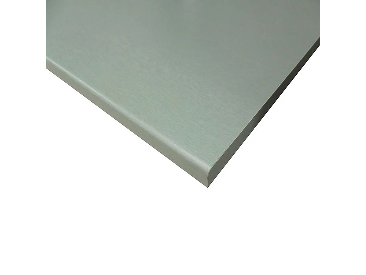 Cuisine 4 éléments couleur chêne/gris avec plan de travail - Longueur 160,5 x Profondeur 51.6/60 x Hauteur 206.5 cm