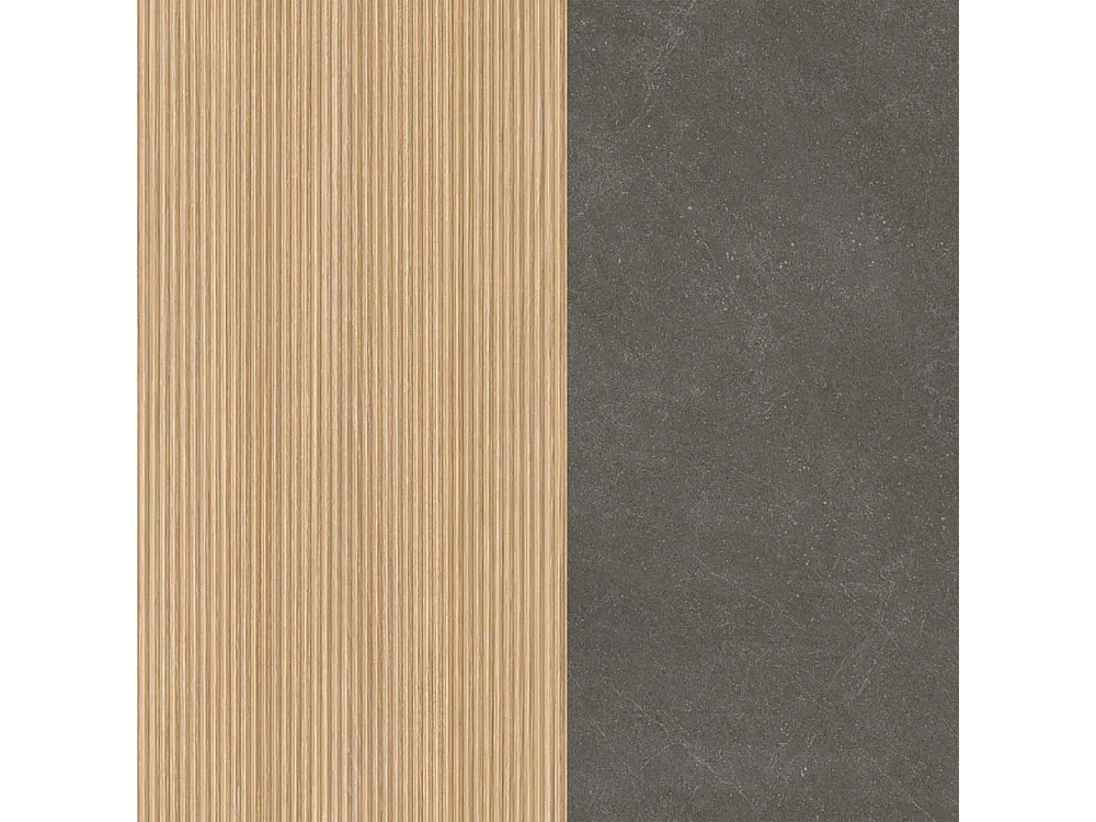 Midischrank Badezimmerhochschrank mit Drehtüren 131 cm hoch