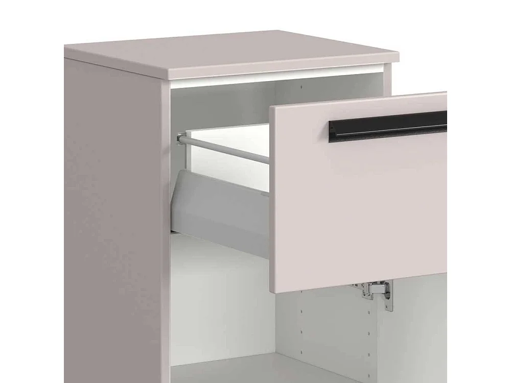 Badezimmerschrank Badschrank mit Vierfußgestell in Hellgrau