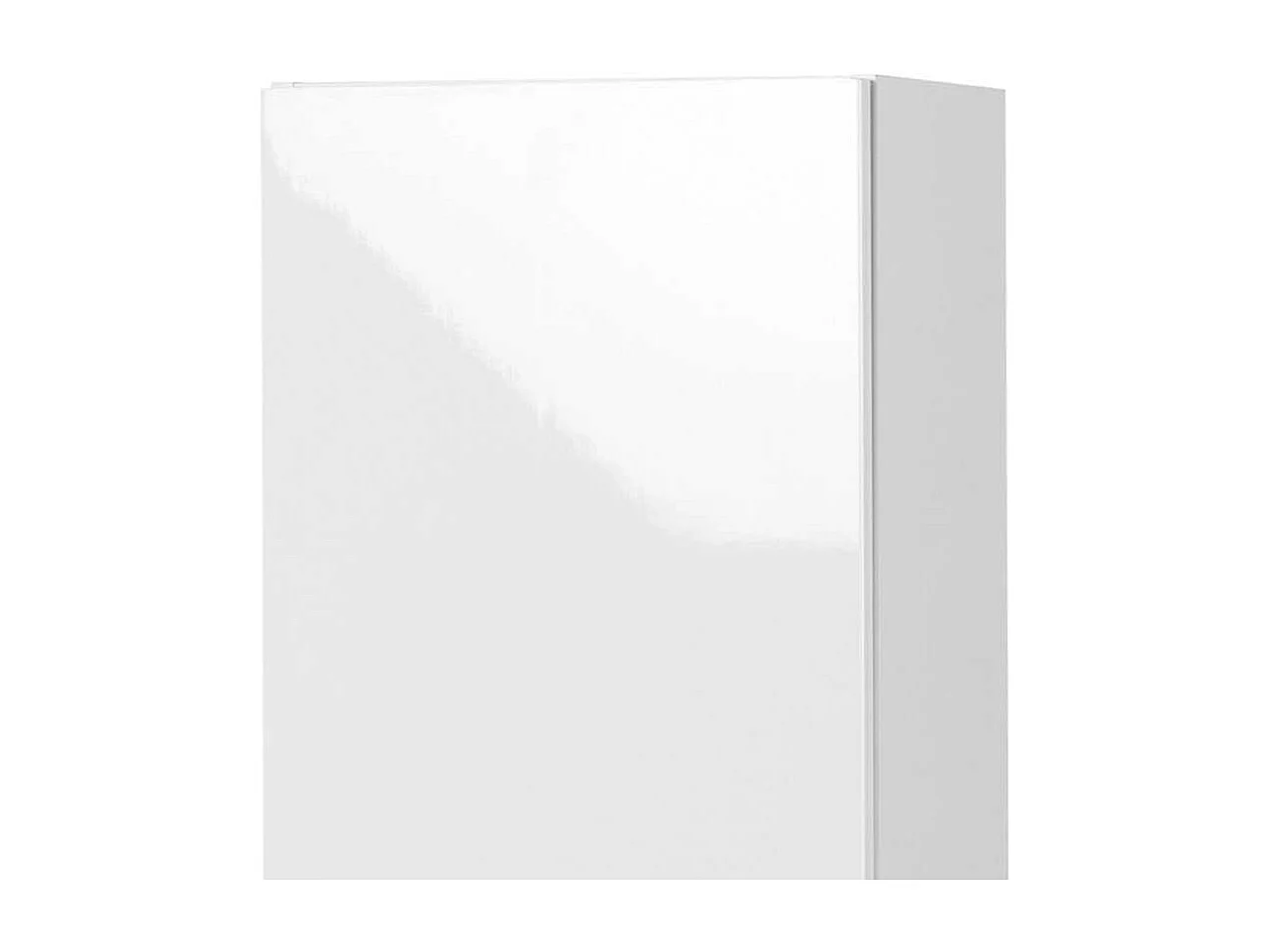 Hochschrank mit 2 Türen Anthrazit