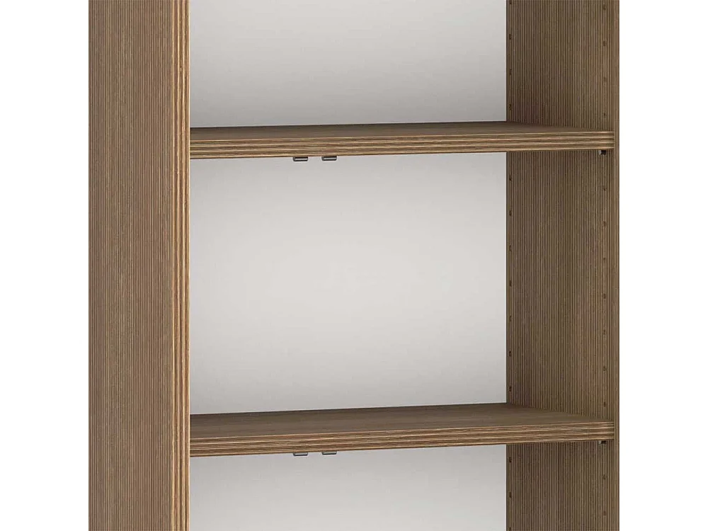 Midibadschrank Badezimmerschrank mit Drehtüren aus Holzwerkstoff