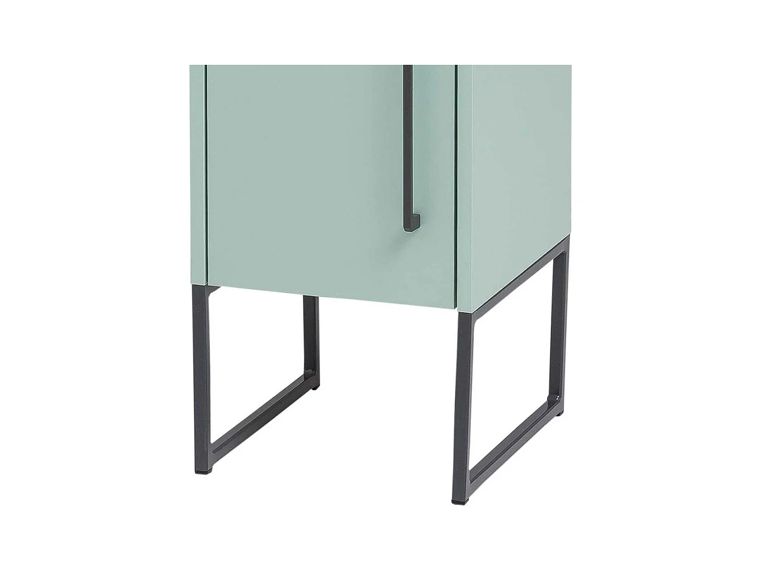 Badmidischrank in Mintgrün und Anthrazit modern