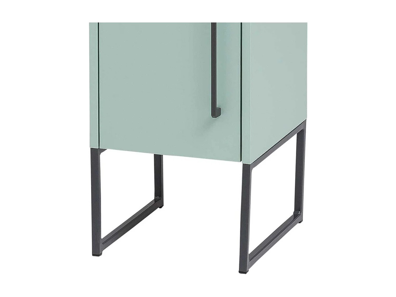 Badmidischrank in Mintgrün und Anthrazit modern