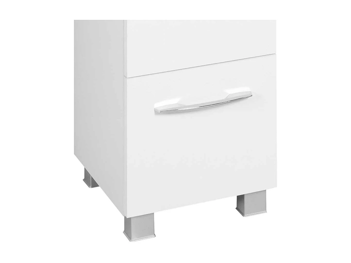 Unterschrank in Weiß 1 türig