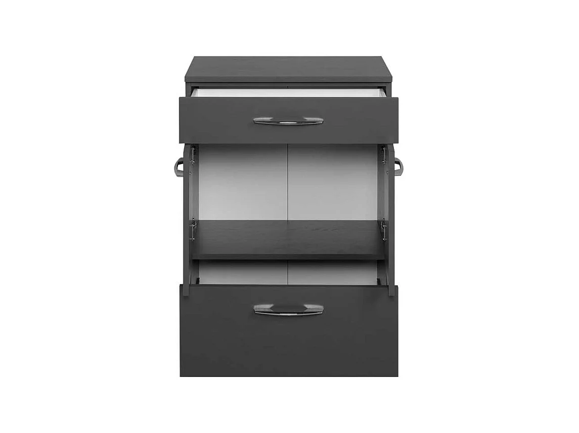 Badschrank in Grau 60 cm breit